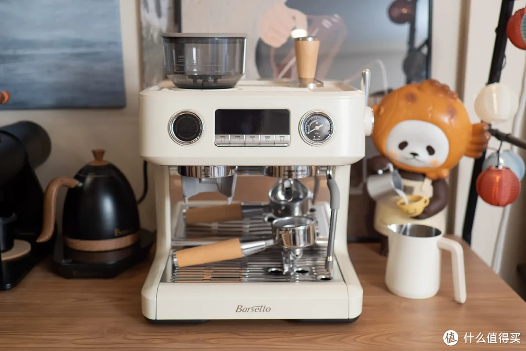 双11+国补立省20%,4K以内家用咖啡机首选!百胜图V1AP意式半自动咖啡机评测体验