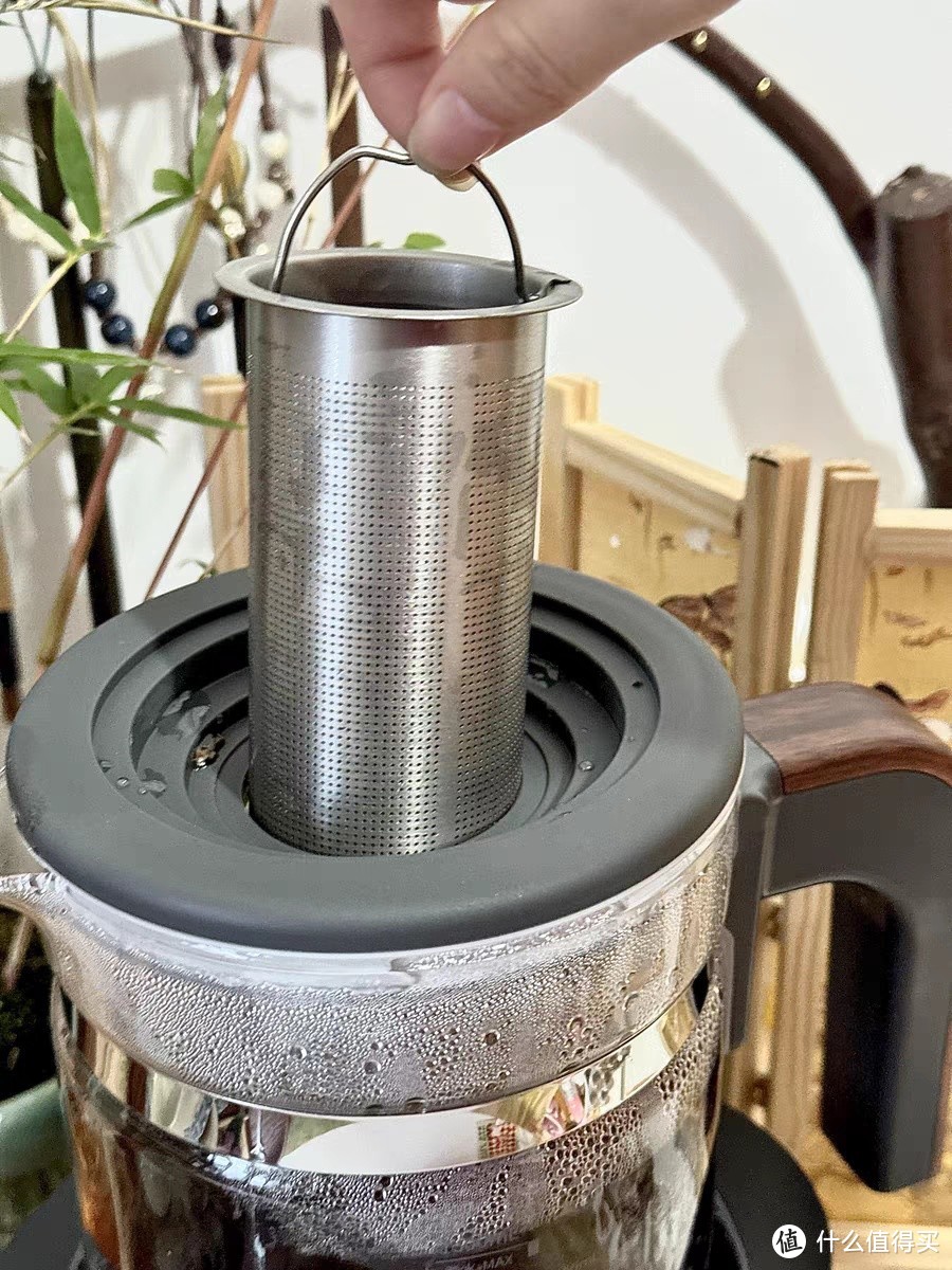 格丽思GREENIS煮茶器煮茶壶喷淋式家用养生壶泡茶用烧水纯钛蒸汽